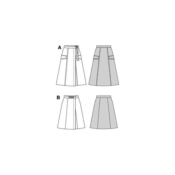 Burda Patroon 5766 - Rok in Variaties