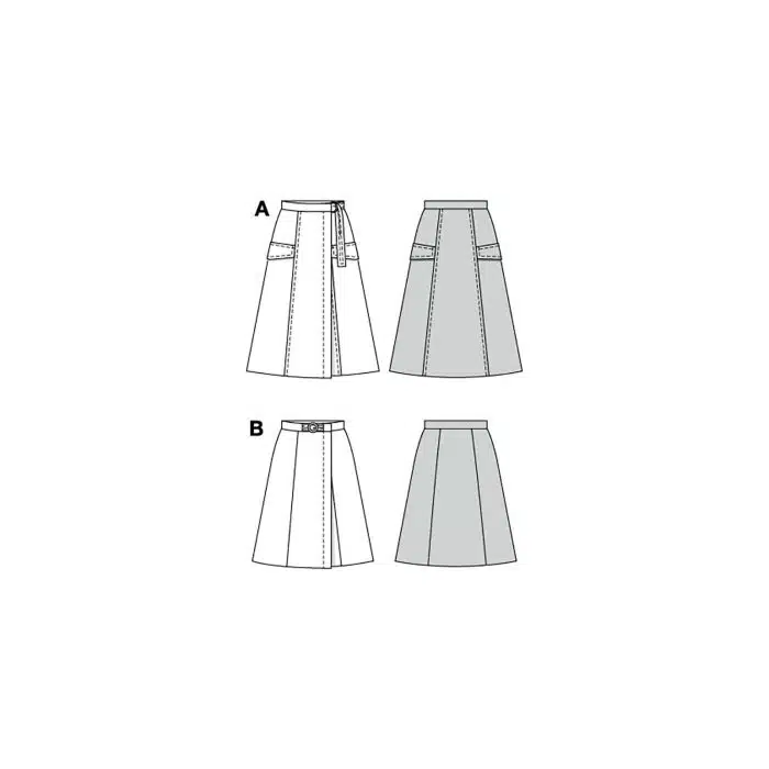 Burda Patroon 5766 - Rok in Variaties