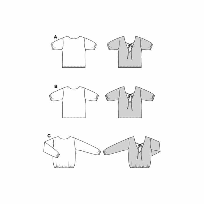 Burda Patroon 5771 - Blouse in Variaties