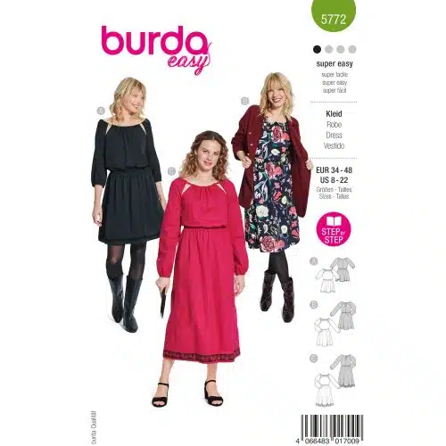 Burda Patroon 5772 - Jurk in Variaties