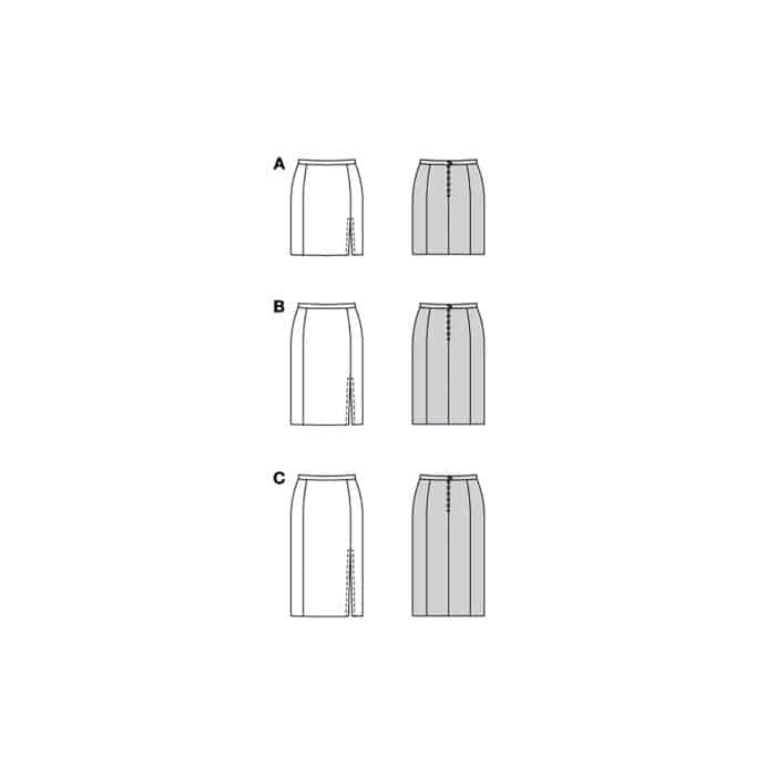 Burda Patroon 5773 - Rok in Variaties