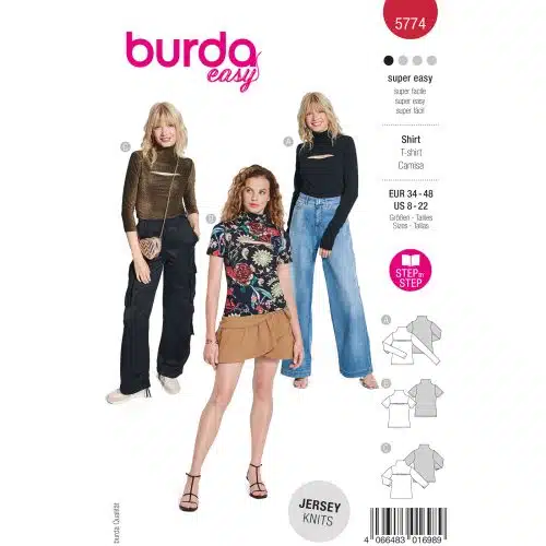 Burda Patroon 5774 - Shirt in Variaties