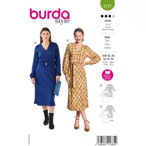 Burda Patroon 5777 - Jurk in Variaties