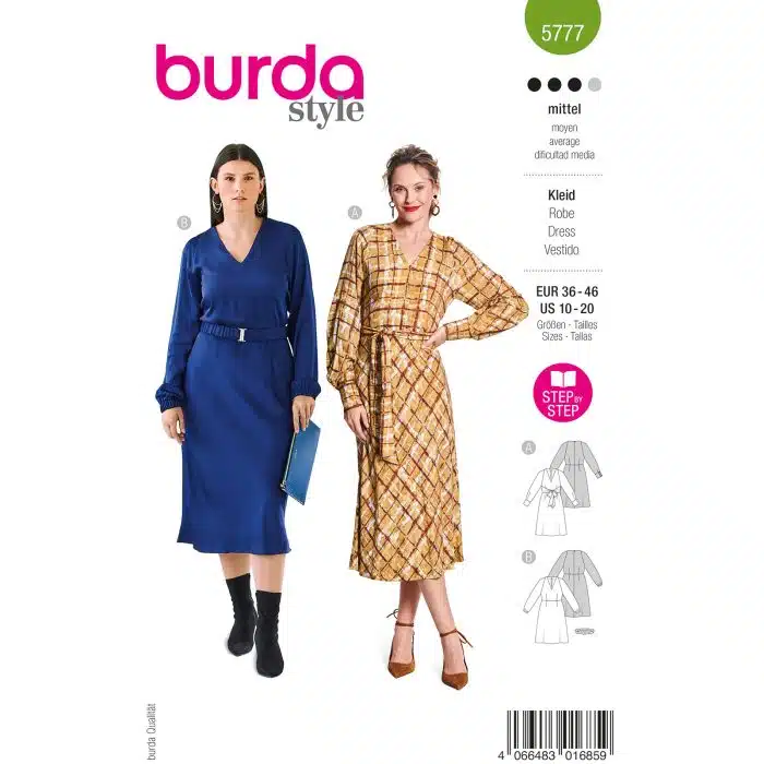 Burda Patroon 5777 - Jurk in Variaties