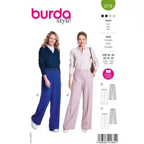 Burda Patroon 5778 - Broek in Variaties