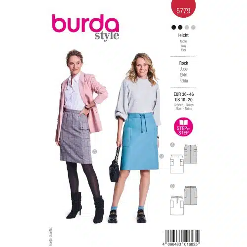 Burda Patroon 5779 - Rok in Variaties