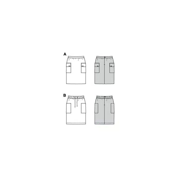 Burda Patroon 5779 - Rok in Variaties