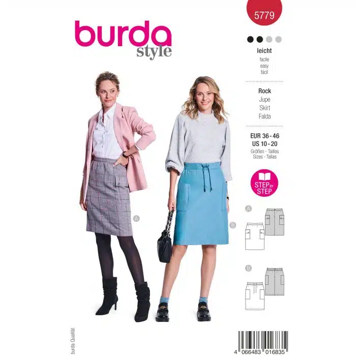 Burda Patroon 5779 - Rok in Variaties