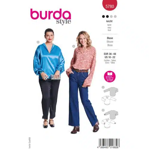 Burda Patroon 5780 - Blouse in Variaties