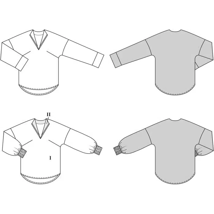 Burda Patroon 5780 - Blouse in Variaties