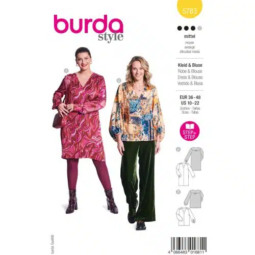 Burda Patroon 5783 - Jurk en Blouse