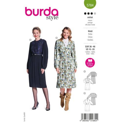 Burda Patroon 5784 - Jurk in Variaties