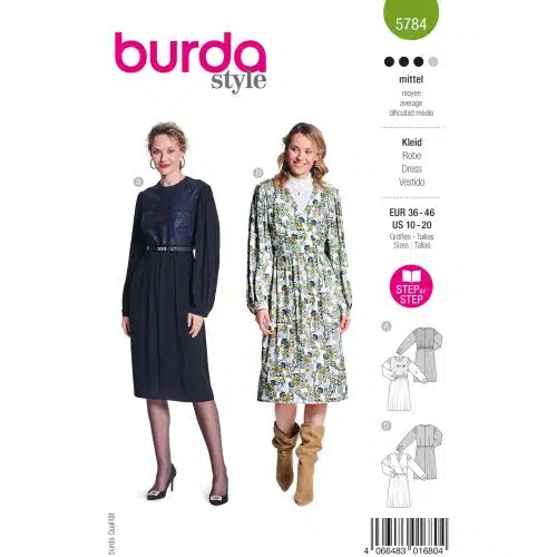 Burda Patroon 5784 - Jurk in Variaties