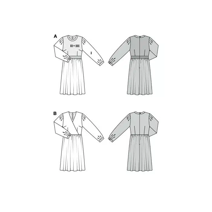 Burda Patroon 5784 - Jurk in Variaties