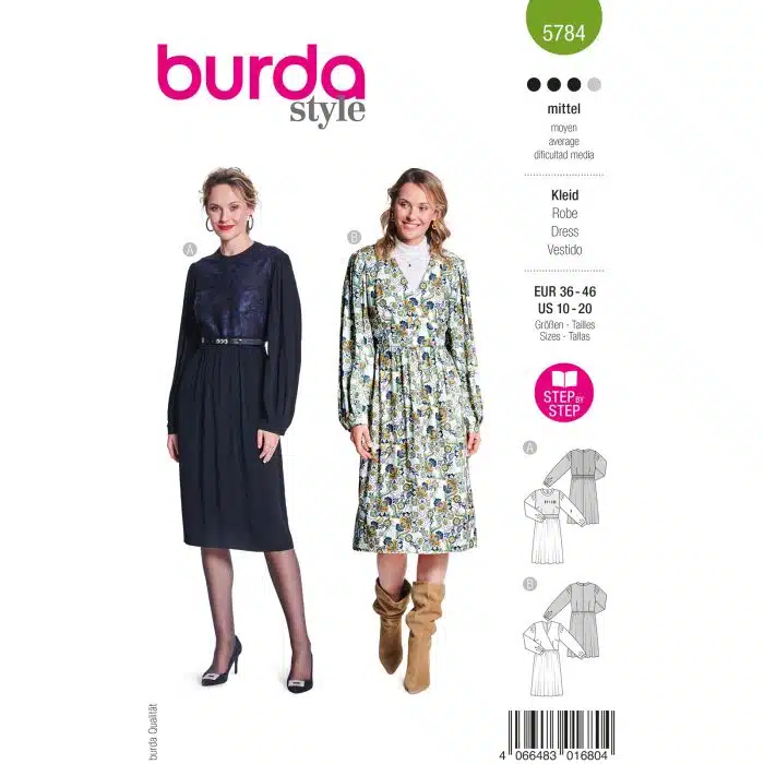 Burda Patroon 5784 - Jurk in Variaties