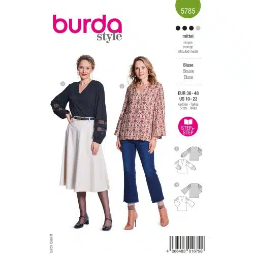 Burda Patroon 5785 - Blouse in Variaties