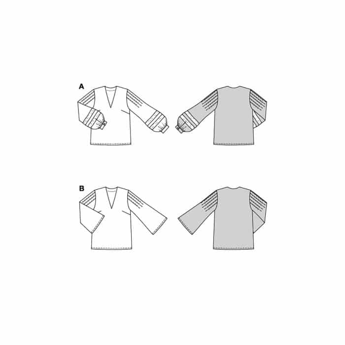 Burda Patroon 5785 - Blouse in Variaties
