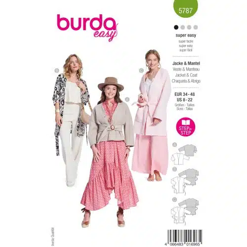 Burda Patroon 5787 - Jasje en Mantel
