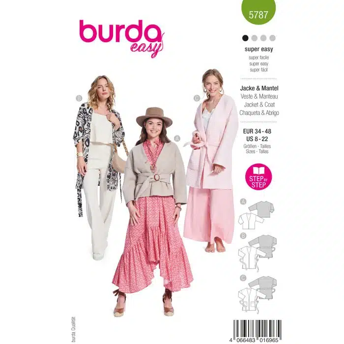 Burda Patroon 5787 - Jasje en Mantel