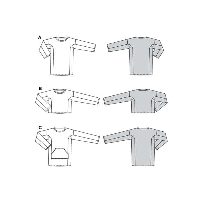 Burda Patroon 5788 - Sweater in Variaties
