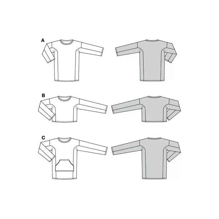 Burda Patroon 5788 - Sweater in Variaties