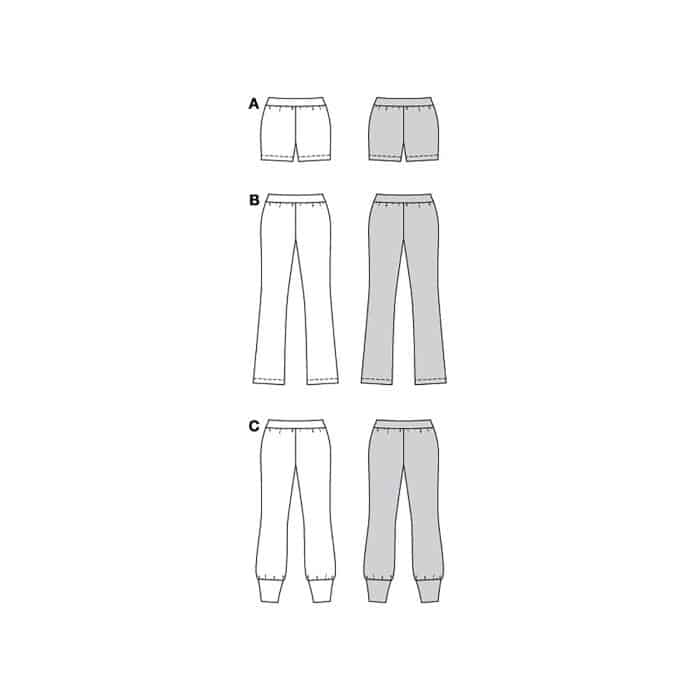 Burda Patroon 5789 - Broek in Variaties