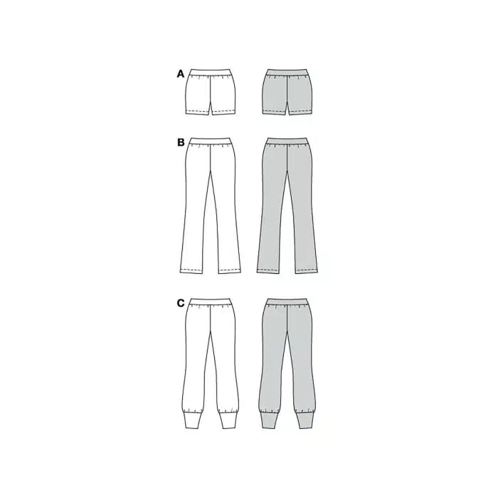 Burda Patroon 5789 - Broek in Variaties