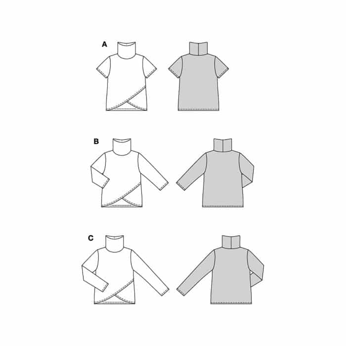 Burda Patroon 5790 - Shirt in Variaties