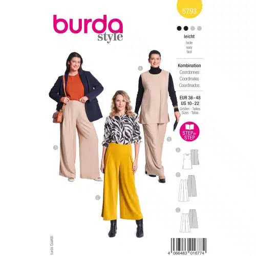 Burda Patroon 5793 - Top en Broek in Variaties