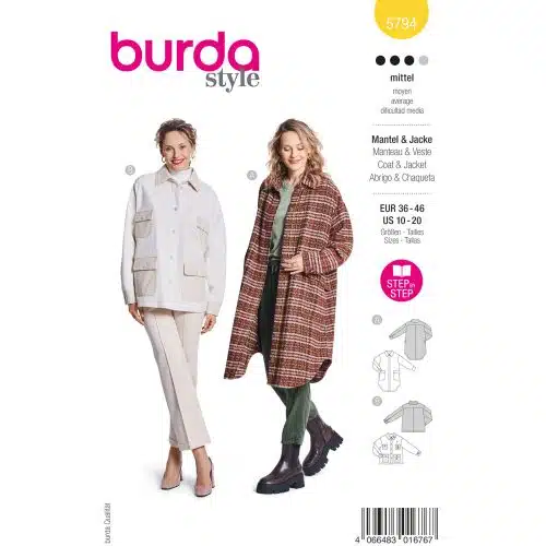Burda Patroon 5794 - Jas en Mantel
