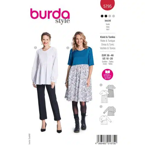 Burda Patroon 5795 - Jurk en Tuniek