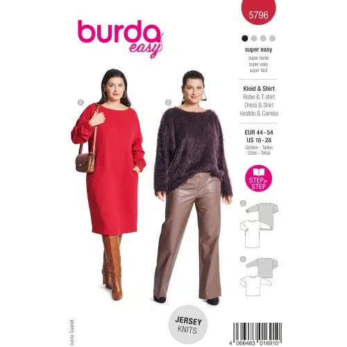 Burda Patroon 5796 - Shirt en Jurk