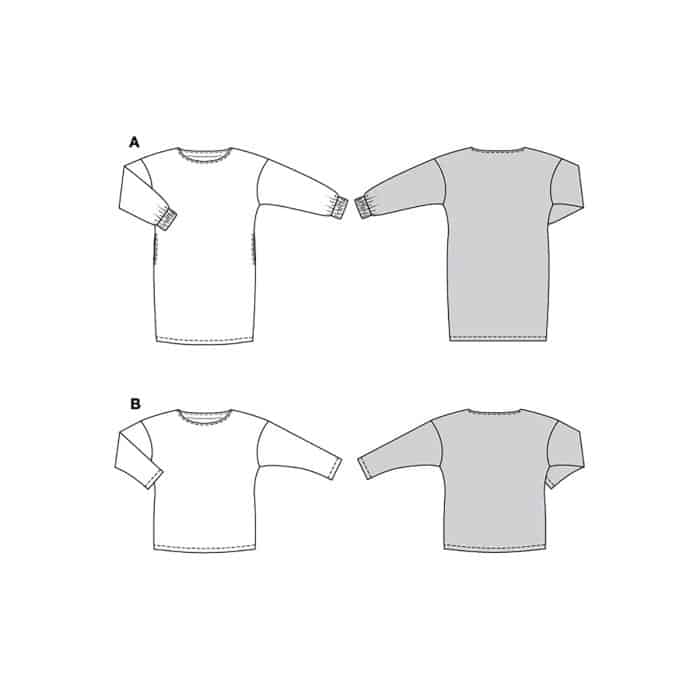 Burda Patroon 5796 - Shirt en Jurk