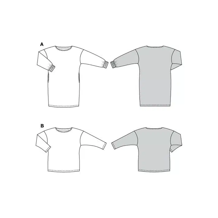 Burda Patroon 5796 - Shirt en Jurk