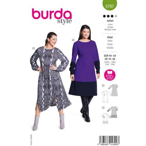 Burda Patroon 5797 - Jurk in Variaties