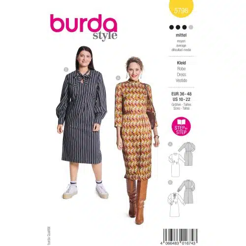 Burda Patroon 5798 - Jurk in Variaties