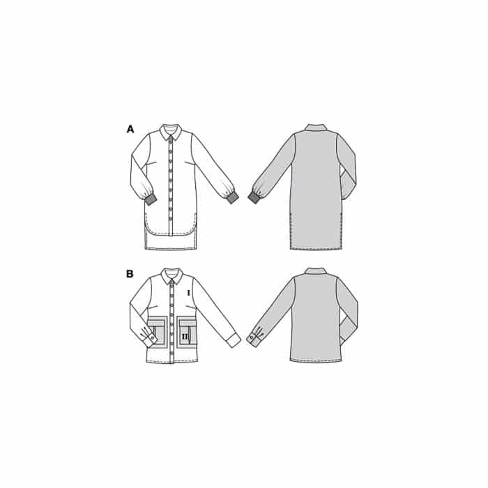 Burda Patroon 5800 - Blouse in Variaties