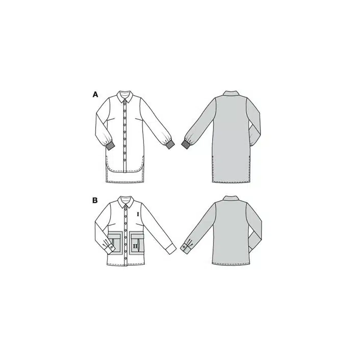 Burda Patroon 5800 - Blouse in Variaties