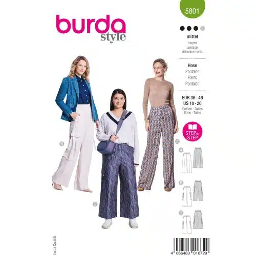 Burda Patroon 5801 - Broek in Variaties