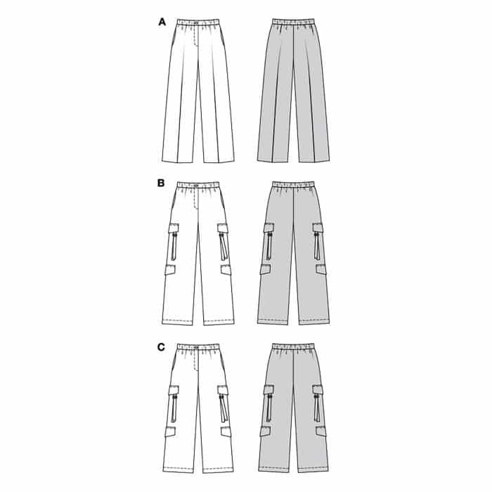 Burda Patroon 5801 - Broek in Variaties