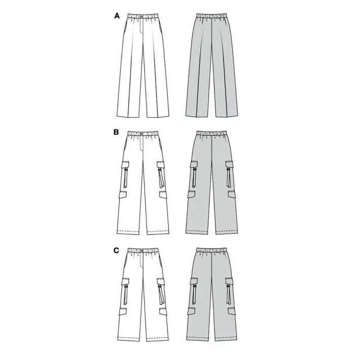 Burda Patroon 5801 - Broek in Variaties