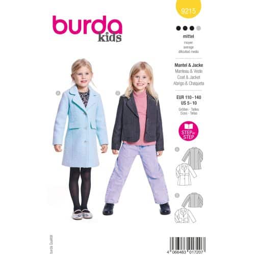 Burda Patroon 9215 - Jas in Variaties