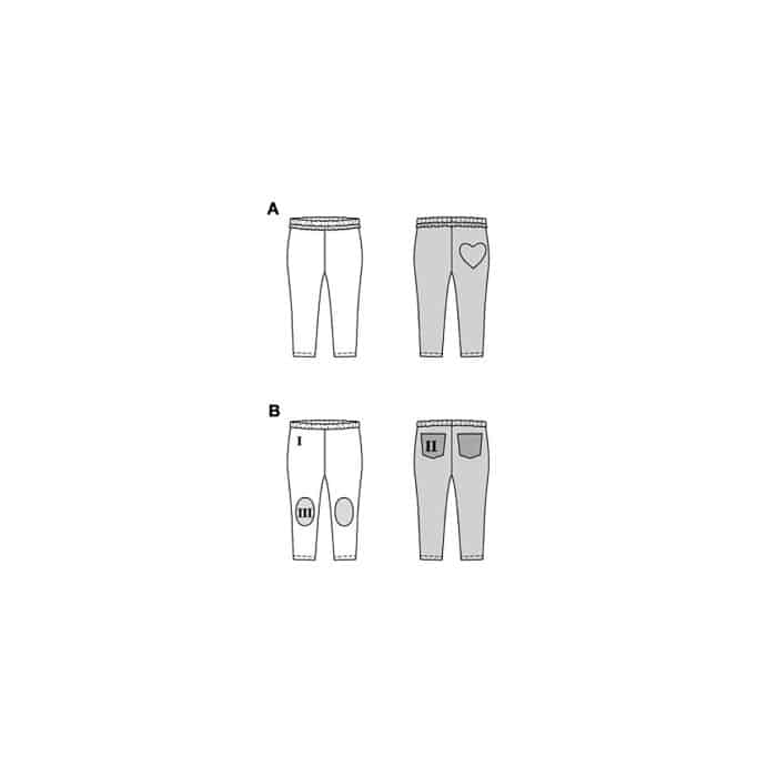 Burda Patroon 9222 - Broek in Variaties