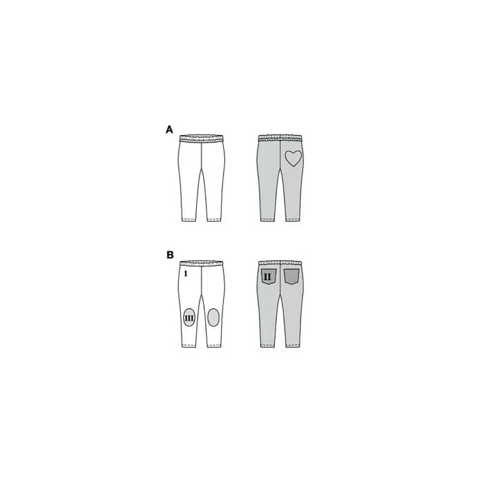 Burda Patroon 9222 - Broek in Variaties