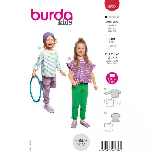 Burda Patroon 9223 - Shirt in Variaties