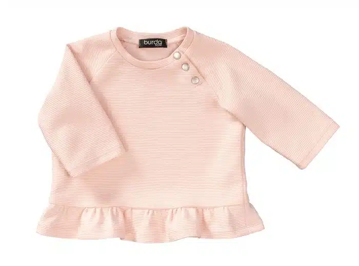 Burda Groen 9312 - Babykleding in Variaties
