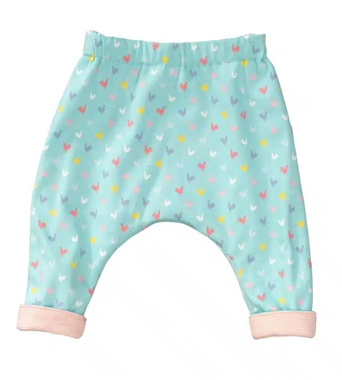 Burda Groen 9312 - Babykleding in Variaties