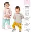 Burda Groen 9312 - Babykleding in Variaties