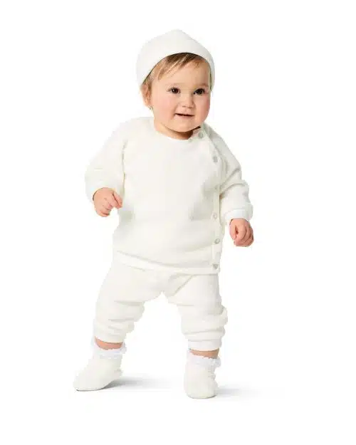 Burda Groen 9315 - Babykleding in Variaties