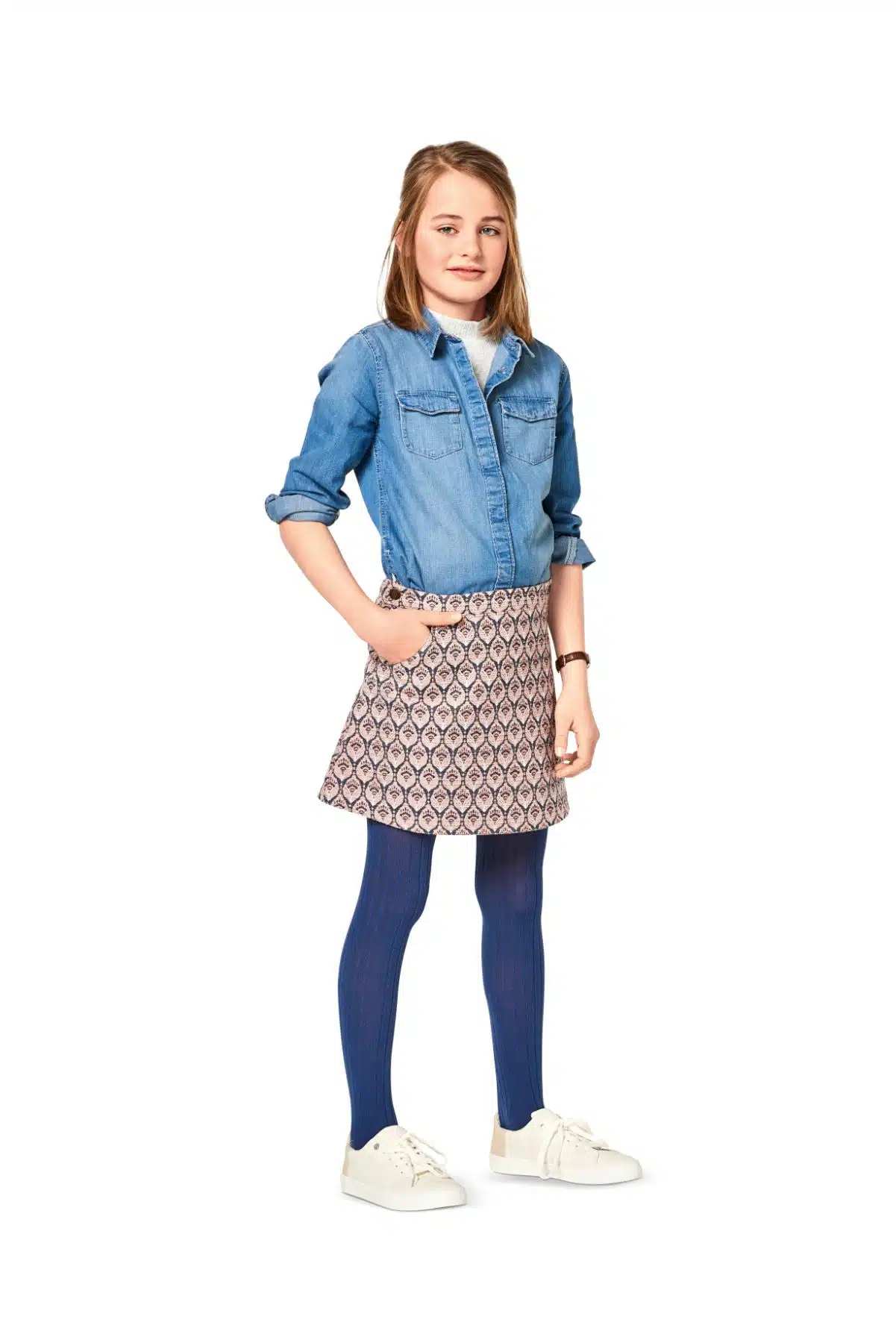 Burda Geel 9356 - Rok en Jurk